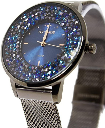 Relógio Technos Feminino Cristais Swarovsk 2035mqc/5a + Nf