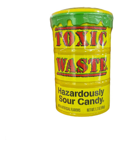 Toxic Waste Sour Candy Bote 48g