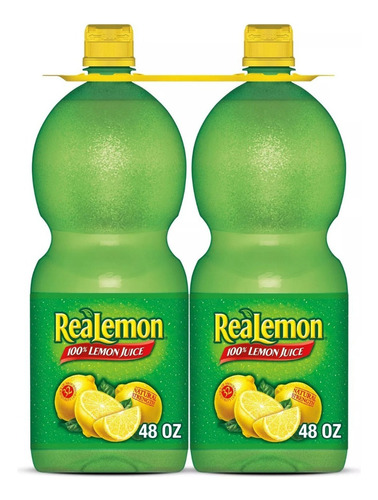 2 Realemon Jugo De Limón 1.42 L X 2u - Ml A $23
