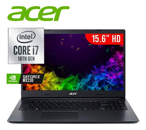 Acer Ultrabook Intel I7-10a 12gb M240gb 1tb Nvidia Mx230 2gb