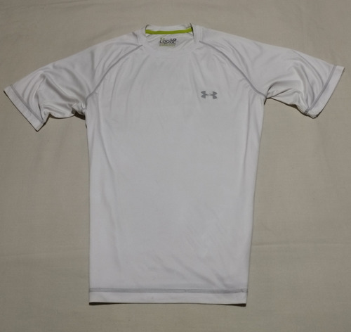 Playera Under Armour Heatgear Catalyst Talla L Grande Blanca