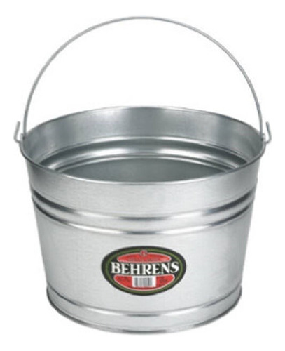 Behrens C17gs Gray Steel Pail 14 L X 7.75 H X 14 W I Cct