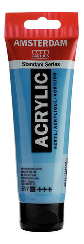 Acrílico Amsterdam Serie Standard 120ml Colores Color 517 Azul Real