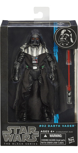 Darth Vader # 02 Black Series 6 In 100% Original Nuevo (Usado)
