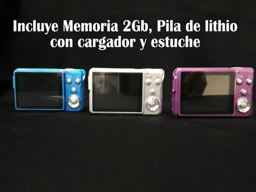 Imagen 5 de 5 de Camara Digital 15mpx Con Memoria De 2gb, Estuche Y Cargador