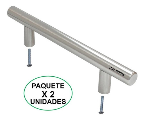 Manija Tirador Para Puerta Mueble Acero 22,5cm Pack X 2 Unds