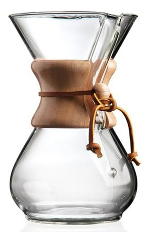 Cafetera Chemex Pour-over Glass - Serie Clásica - 6 Tazas