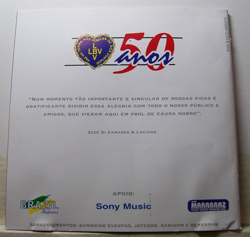 Zezé Di Camargo & Luciano, Pare! Cd Original (Usado)