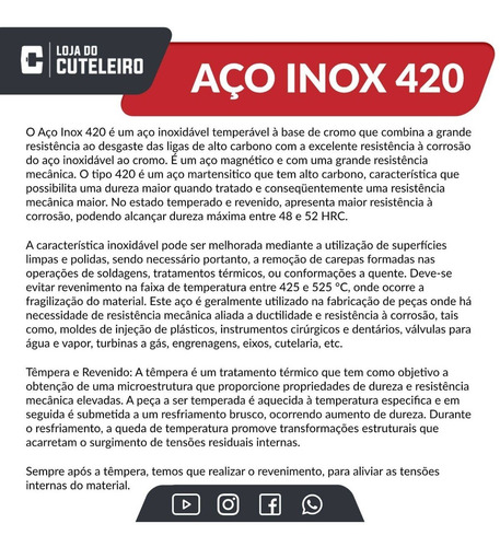 Lamina Chapa Aço Inox 420 4 Peças De 120cm X 5cm X 4mm