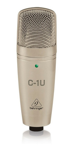 Imagen 6 de 10 de Behringer C1u Microfono Condensador Usb Con Pipeta Promo