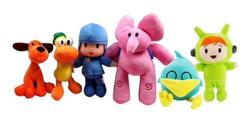 Set Peluches De Pocoyo Muñecos