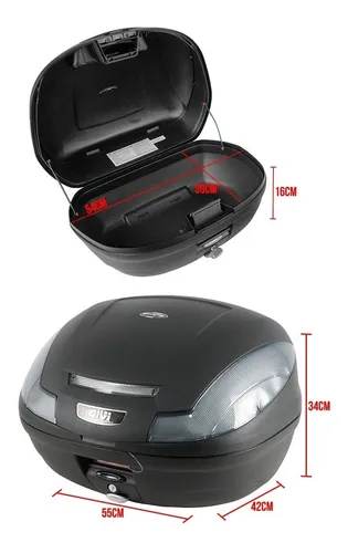 Baul Givi E470nt Top Case 47 Lts Simply Tech Iii Plan