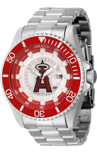 Reloj De Cuarzo Invicta Mlb Los Angeles Angels 43466 Para Ho