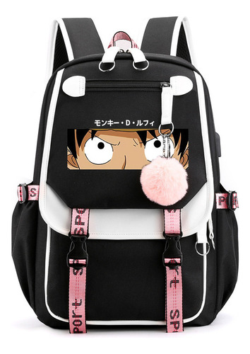 Mochila One Piece Para Adolescentes Y Estudiantes