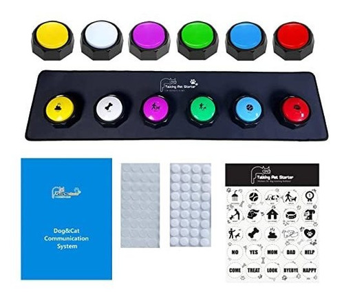 Juego De 6 Colores De Botones Para Perro, Botones Para Perro