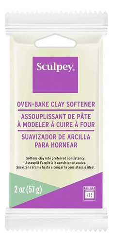 Sculpey Horno Bake Clay Softener No Tóxico 2 Oz. Bar.