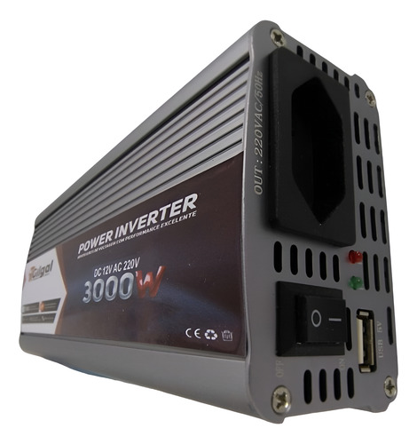 Inversor Senoidal Conversor 3000w 12 P/ 110v - 3.000 Watts
