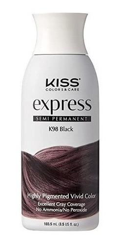 K98 Kiss Express Negro Natural Tinte Semi Permanente 