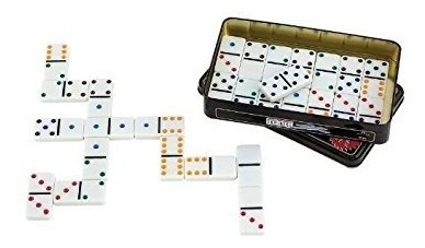 Juego Domino - Double Six Color Dot Dominoes