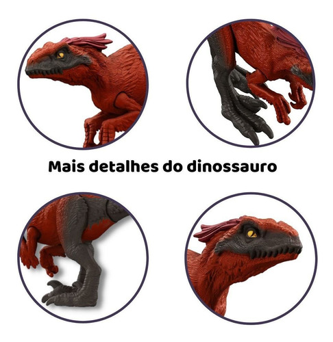 Boneco Dinossauro Pyroraptor 30cm Jurassic World - Mattel
