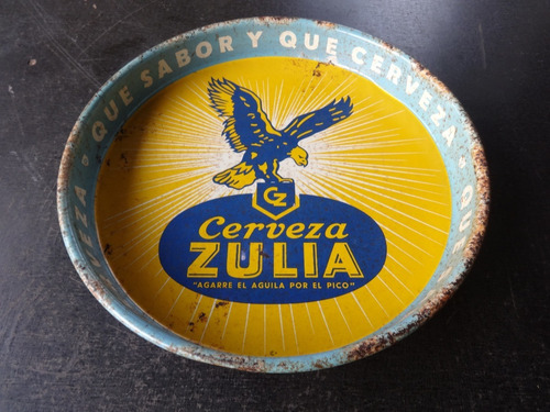 Imagen 2 de 9 de Antigua Bandeja Zulia - Agarre El Aguila Por El Pico