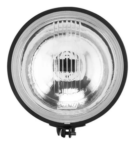 Imagem 5 de 7 de Farol Milha Auxiliar H3 Nino F58 Redondo Carcaca Ferro 110mm