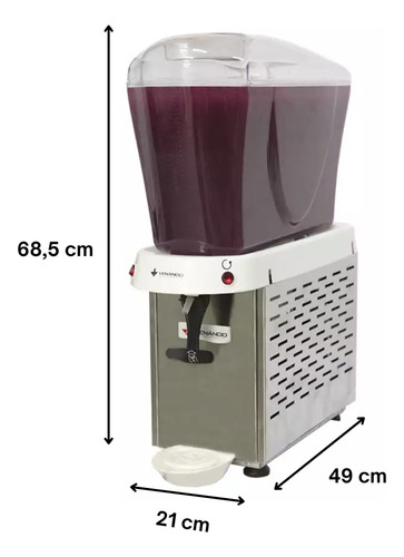 Refresqueira 1 Reservatorio 16 Litros Ms-116