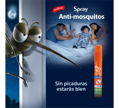 Repelente De Mosquitos Pacifica 12 Spray De 8 Ml Cada Uno