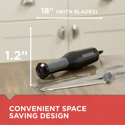 Cuchillo De Trinchar Eléctrico Black+decker Black De Acero I