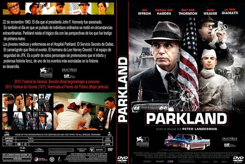  Parkland - Zac Efron - Asesinato - John F. Kennedy - Dvd
