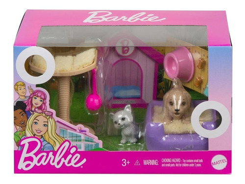 Set Cuidado Para Las Mascotas Mattel Barbie Estate