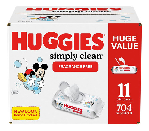 Huggies Huggies Simplemente Limpie Las Toallitas De Bebés .