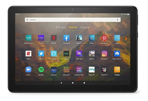 Imagen 1 de 2 de Tablet  Amazon Fire HD 10 2021 KFTRWI 10.1" 32GB black y 3GB de memoria RAM