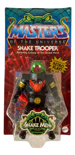 Snake Trooper Snake Men Motu Origins Retro Play Mattel W13 (Usado)