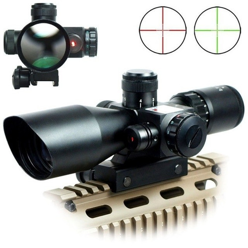 Mira Telescopica Dot Laser Spike 2.5-10x40e/r Rifle Pcp Caza