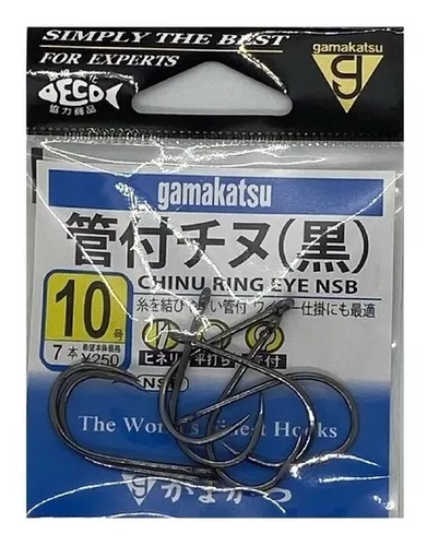 Anzuelo Chinu Ring Eye Nsb N° 10 Gamakatsu