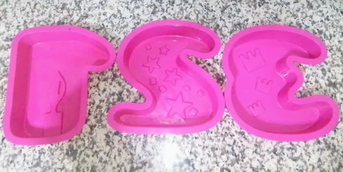 Moldes De Silicón Reposteria (Usado)