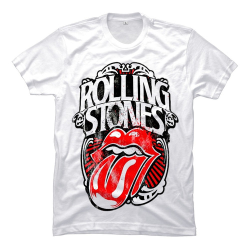 Remera Logo Rolling Stones Rock Punck Metal 
