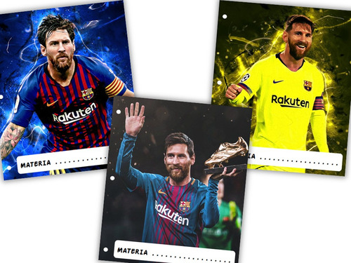 Asignaturas Caratulas Separadores Imprimibles Lionel Messi 2