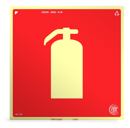 Extintor Carreta Pqs 20kg Abc - 6:a 40:bc + Placa
