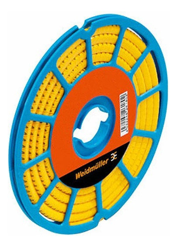 Ident P-cable 500pzas 10-18 Awg # 8 1568251526 Weidmuller Color Amarillo