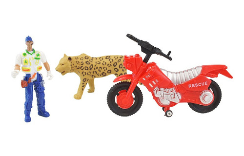 Playset Animal World Con Leopardo Ck