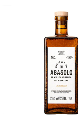 Whisky Abasolo De Maiz 750 Ml