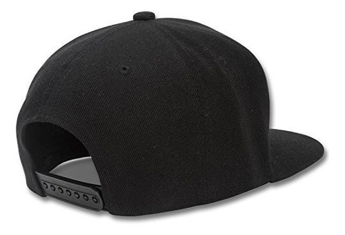 Imagen 2 de 5 de Compton Flat Bill Snapback Gorra De Béisbol Ajustable Negra