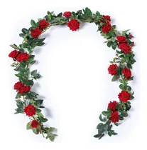 Comprar  Floweroyal 2 Piezas De Enredaderas De Rosas Artificiales De