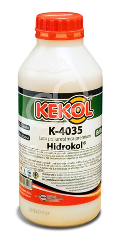 Imagen 4 de 4 de Hidrolaca Satinada Hidrokol Kekol K4035 Todo Piso Madera 1l