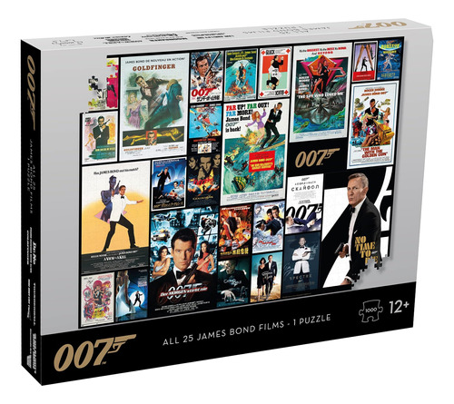 Top Trumps 007 Bond Todas Las 25 Películas Puzzle 1000pc