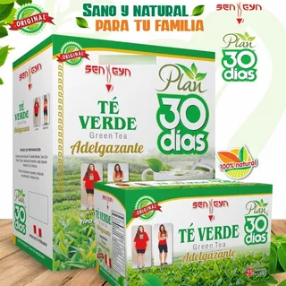 Te Verde Adelganzante Plan 30 Dias & 60 Unidades Original