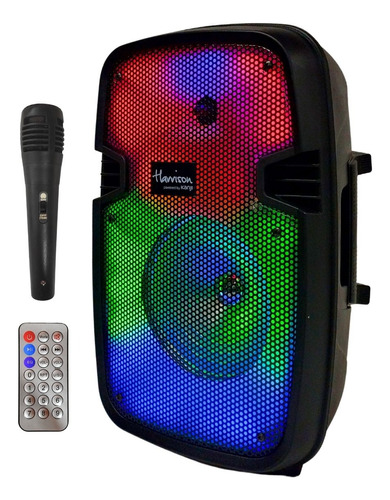 Parlante Inalámbrico Bluetooth Portátil Luces Led Rgb 800w 