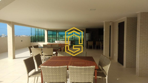 Imagem 21 de 27 de Apto Na Mangabeiras Com Vista Para O Mar, 03 Quartos, 1 Suíte, Lazer Completo Por 546mil! - 1051